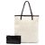 Tote en toile Zucca marron Fendi Beige - vue 8