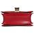 Céline Borsa a Spalla Celine Classic Box in Pelle di Vitello Rossa Rosso - vista 4