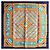Foulard in seta Hermès - Kare 90 Multicolore Blu navy