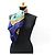 Foulard in seta Hermès - Kare 90 Multicolore Blu navy - vista 4