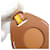 Hermes Hermès Air Tag Two-Tone Leather Strap Brown Yellow  - view 4
