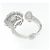 Timeless Chanel Camelia Au750 Diamantring Größe 11.5 Silber - Ansicht 3