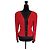 Mila Shön Vintage Mila Schon geprägte Jacke Schwarz Rot