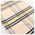 Sciarpa in cashmere Hermès Beige Giallo Blu navy  - vista 2