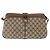 Borsa Sherry Line GG Supreme Web di GUCCI in PVC beige e oro 904 02 043 Auth ka921 D'oro - vista 13