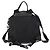 Zaino Gancini in nylon nero e argento Salvatore Ferragamo Auth 155204 - vista 2
