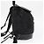 Zaino Gancini in nylon nero e argento Salvatore Ferragamo Auth 155204 - vista 4