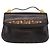 Borsa a mano in tela Trotter Christian Dior in pelle marrone e oro Auth 156377 - vista 13