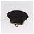 Borsa a mano in tela Trotter Christian Dior in pelle marrone e oro Auth 156377 - vista 22