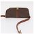 Céline Bolsa de Ombro em Lona Macadam CELINE em Couro PVC Marrom Dourado Auth 156446 - vista 6