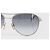 OCCHIALI DA SOLE CONSPIRATION LOUIS VUITTON metallo Argento LV Auth 159184 - vista 4
