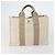 Hermès Borsa HERMES in tela 2 Set Nero Beige Chiaro Auth 151314 - vista 2