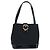 SAINT LAURENT Borsa a mano in tela pelle nera oro Auth 156805 Nero D'oro - vista 13
