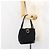 SAINT LAURENT Borsa a mano in tela pelle nera oro Auth 156805 Nero D'oro - vista 22