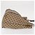 Bamboo GUCCI GG Canvas Bambus Tote Bag Beige Silber 232946 Auth ep12263 - Ansicht 3