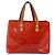 LOUIS VUITTON Monogram Vernis Reade PM Borsa a Mano Rossa M91088 LV Auth ep12416 Rosso - vista 2