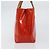 LOUIS VUITTON Monogram Vernis Reade PM Borsa a Mano Rossa M91088 LV Auth ep12416 Rosso - vista 4