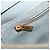 Céline Borsa a spalla trifold CELINE in pelle grigia e oro Auth BA9180 Marrone D'oro - vista 21