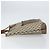 Borsa tote in PVC beige e rosso della linea Sherry GG Supreme di GUCCI Auth ep12381 - vista 4
