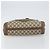 Borsa tote in PVC beige e rosso della linea Sherry GG Supreme di GUCCI Auth ep12381 - vista 5