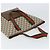 Borsa tote in PVC beige e rosso della linea Sherry GG Supreme di GUCCI Auth ep12381 - vista 6