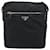 Borsa a Spalla PRADA Nylon Argento Nero Auth ep12391 - vista 13