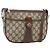 Borsa Sherry Line GG Supreme Web di GUCCI in PVC beige e oro 89 02 032 Auth 158797 D'oro