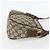 Borsa Sherry Line GG Supreme Web di GUCCI in PVC beige e oro 89 02 032 Auth 158797 D'oro - vista 4