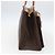 Céline Borsa tote in tela Macadam CELINE in pelle PVC marrone oro Auth ka860 D'oro - vista 3