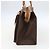 Céline Borsa tote in tela Macadam CELINE in pelle PVC marrone oro Auth ka860 D'oro - vista 4