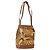 Borsa a Spalla Salvatore Ferragamo in Tela Marrone Oro Auth 151697 D'oro