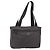 PRADA Tote Bag aus grauem Nylon mit silberner Authentizität mr1678 Braun