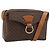 Céline Borsa a Spalla in Tela Macadam CELINE in Pelle PVC Marrone Oro Auth mr1695 D'oro