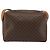 Céline Borsa a Spalla in Tela Macadam CELINE in Pelle PVC Marrone Oro Auth mr1695 D'oro - vista 2