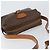 Céline Borsa a Spalla in Tela Macadam CELINE in Pelle PVC Marrone Oro Auth mr1695 D'oro - vista 6