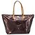 LOUIS VUITTON Borsa Tote Bellevue GM Monogram Vernis Amarante M93589 Auth BA8883 Bordò - vista 2