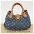 LOUIS VUITTON Borsa a mano Preity in denim Monogram blu M95020 LV Auth 157975SAV - vista 12