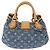 LOUIS VUITTON Borsa a mano Preity in denim Monogram blu M95020 LV Auth 157975SAV - vista 2