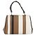 PRADA Borsa a Spalla Baiadera Pelle Marrone Argento Auth 158889SAV - vista 13