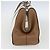 PRADA Borsa a Spalla Baiadera Pelle Marrone Argento Auth 158889SAV - vista 4