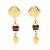 Orecchini a clip placcati in oro Chanel Mademoiselle Rosso D'oro