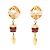 Orecchini a clip placcati in oro Chanel Mademoiselle Rosso D'oro - vista 2