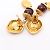 Orecchini a clip placcati in oro Chanel Mademoiselle Rosso D'oro - vista 5