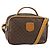 Céline Borsa a mano in tela Macadam CELINE in pelle PVC 2 in 1 marrone oro Auth 154376 D'oro