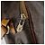 Céline Borsa a mano in tela Macadam CELINE in pelle PVC 2 in 1 marrone oro Auth 154376 D'oro - vista 10