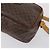 Céline Borsa a mano in tela Macadam CELINE in pelle PVC 2 in 1 marrone oro Auth 154376 D'oro - vista 15