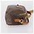 Céline Borsa a mano in tela Macadam CELINE in pelle PVC 2 in 1 marrone oro Auth 154376 D'oro - vista 4