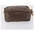 Céline Borsa a mano in tela Macadam CELINE in pelle PVC 2 in 1 marrone oro Auth 154376 D'oro - vista 5