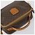 Céline Borsa a mano in tela Macadam CELINE in pelle PVC 2 in 1 marrone oro Auth 154376 D'oro - vista 6
