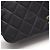 Borsa a Spalla Chanel Matelassé con Patta Completa Nero - vista 8